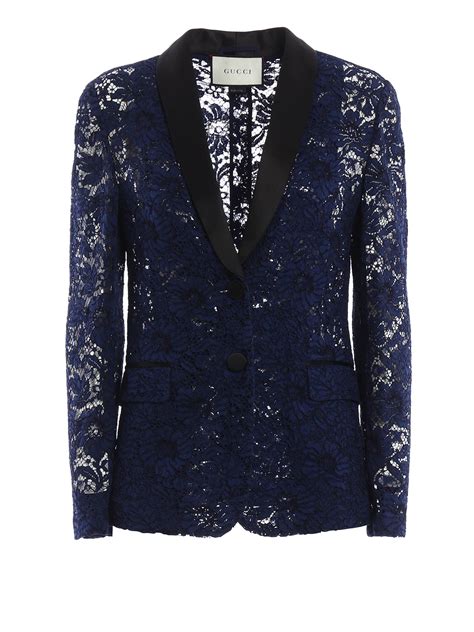 gucci women's blazer|gucci lace jacket sale.